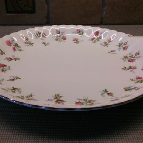 Vintage engelsk fat, bone china, til salgs