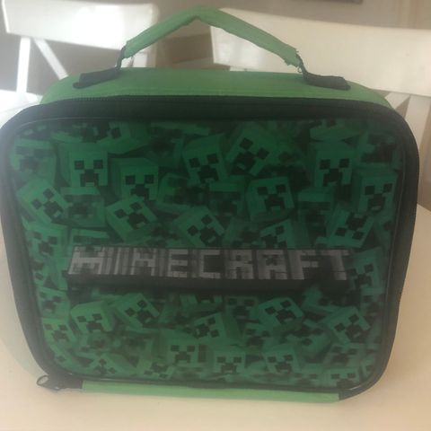 Minecraft creeper myk lunsjbag