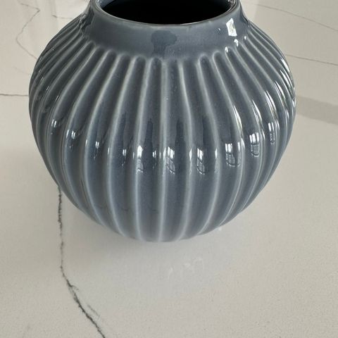 Kähler Hammershøi vase 12,5 cm antrasitt