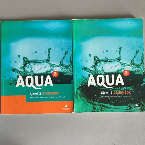 Aqua 2 grunnbok og studiebok (Kjemi 2 videregående-pensum)