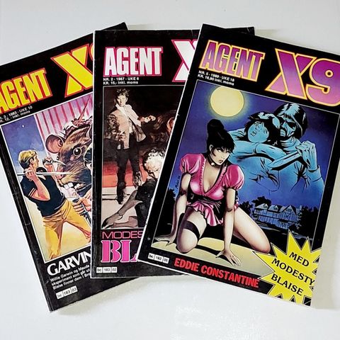 3 AGENT X9.MODESTY BLAISE.1983-1987-1989.