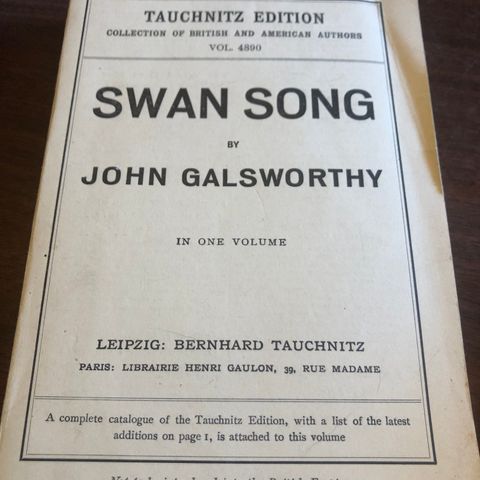 Swan song