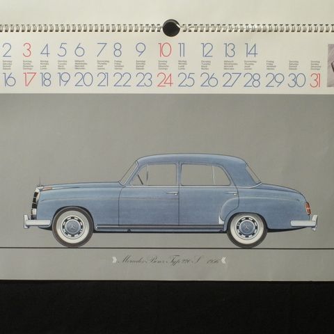 Mercedes-Benz KALENDER 1972