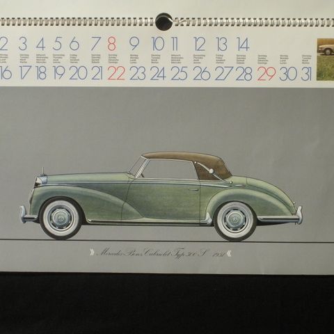 Mercedes-Benz KALENDER 1972