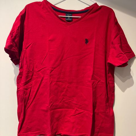 Rød t-skjorte fra U.S. Polo