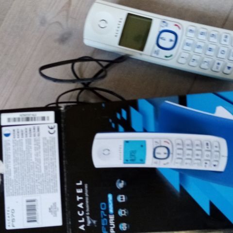 Alcatel F570 Pure trådløs telefon kr.200,-