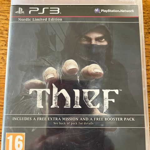 ps3 spill THIEF extra pack NORDIC LIMITED EDITION