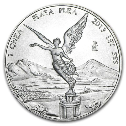 2013 Mexico 1 oz Sølv Libertad