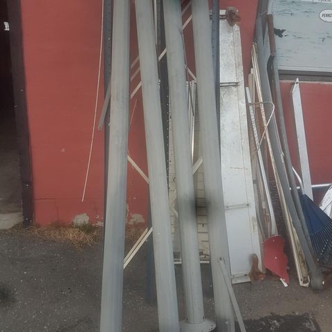 4 stk 200cm  søyler  paviljong aluminium utelys