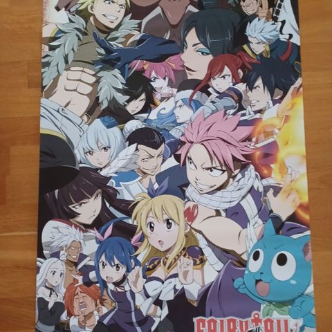 Fairytail  plakat som ny.