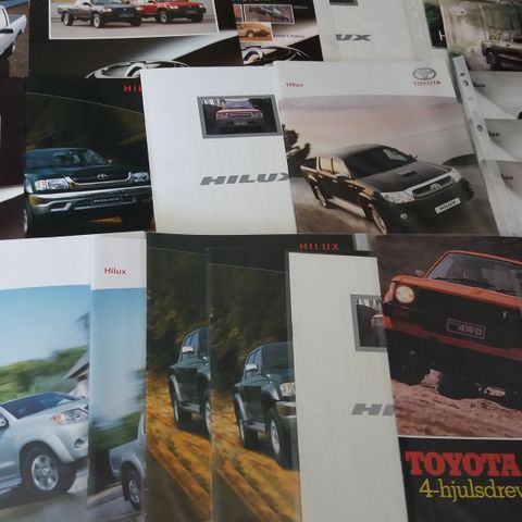 Toyota HILUX brosjyrer selges.