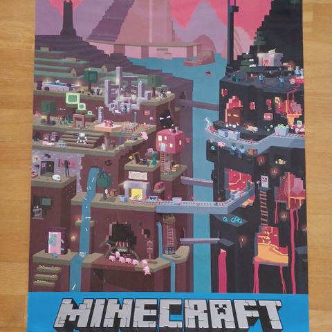 Minecraft plakat