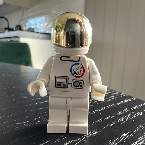 Lego minifigur astronaut NASA hvit