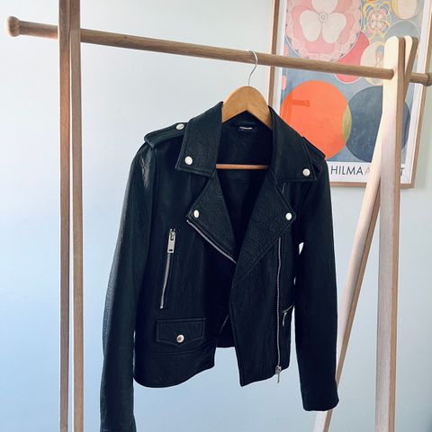 Noisy May Real Leather Jacket