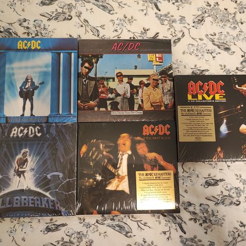 AC/DC cd plater nye i plast.