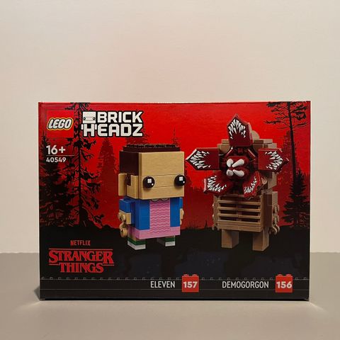 Lego Brick Headz - Eleven and Demogorgon