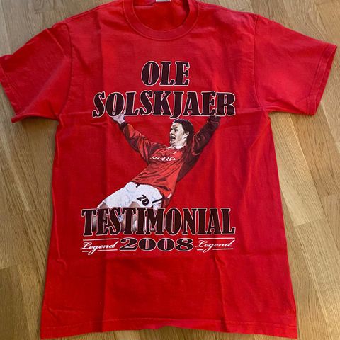 T-skjorte, Ole Gunnar Solskjær Testimonial kamp