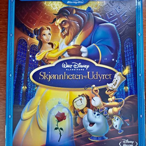 Walt Disney klassikere Skjønnheten og Udyret (Diamond Edition blu-ray + dvd)