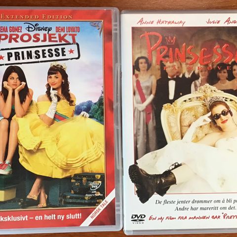 Prosjekt Prinsesse / Prinsesse  DVDer