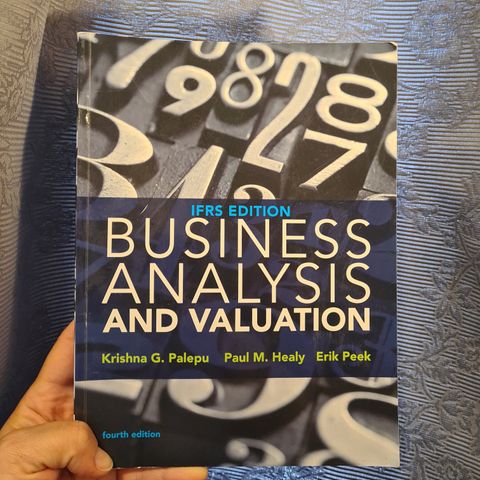 Business Analysis and Valuation: IFRS Edition. Fourth edition (2016).