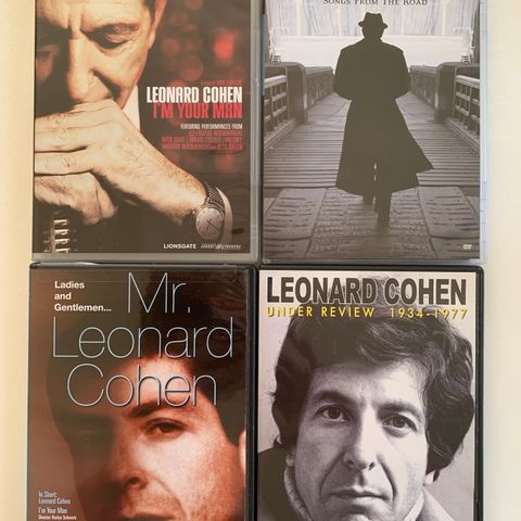 Leonard Cohen DVD samling