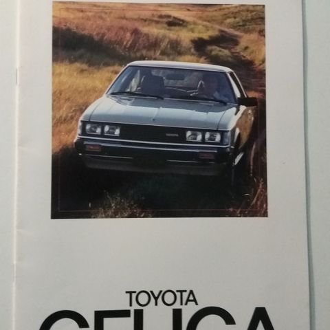 TOYOTA CELICA -brosjyre.