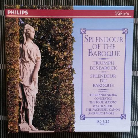 Splendour of the baroque (10CD) Philips samling med barokkmusikk