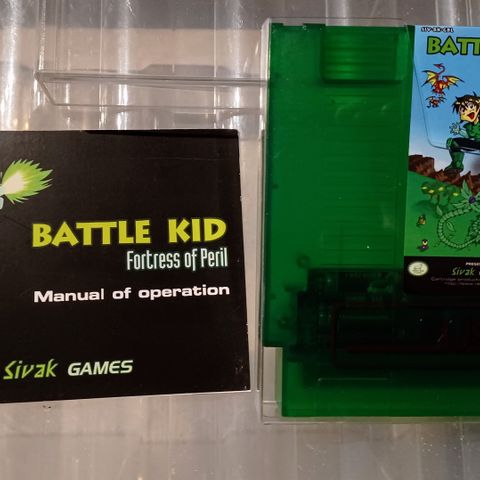 Nintendo Nes: Battle Kid: Fortress Of Peril [Homebrew] Med Manual.