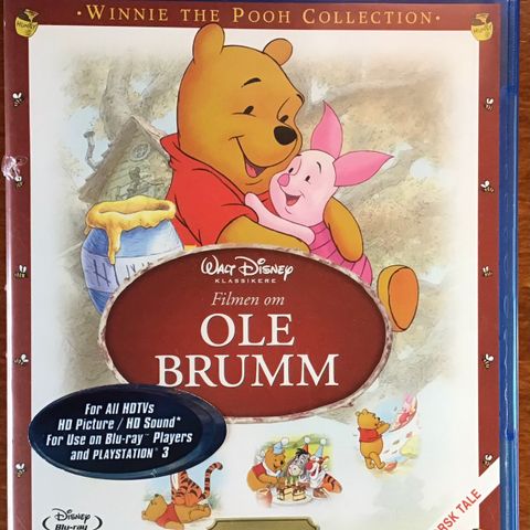 Filmen om Ole Brumm Klassikere Disney Blu-ray  #22 (langfilmer)