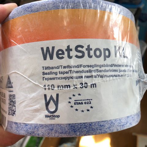 Tettbånd wetstop