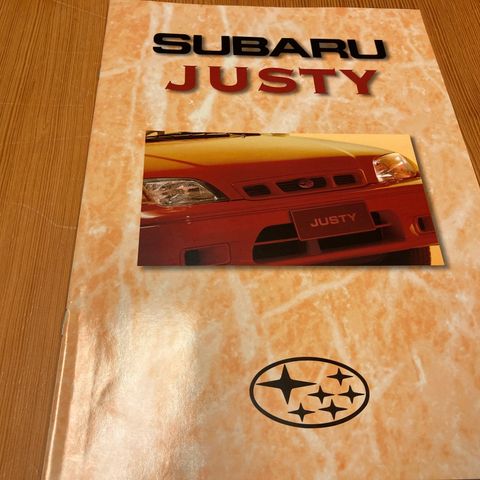 BILBROSJYRE - SUBARU JUSTY - 1998