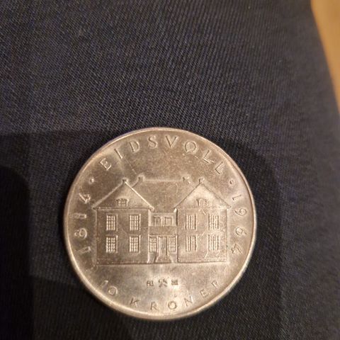 Minnemynt, Eidsvoll 10Kr 1964