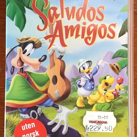 Walt Disney Classics Saludos Amigos VHS (ENGELSK TALE)