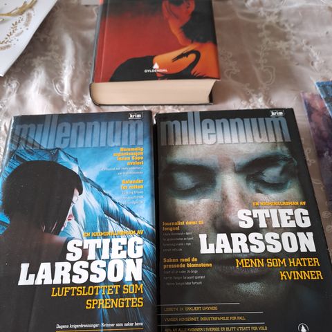 3 bøker av Stieg Larsson