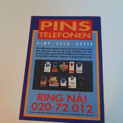 Pins telefonen - Reklame flyer