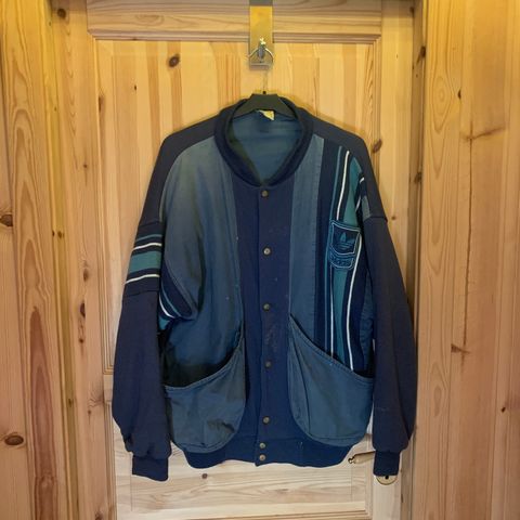 Retro Adidas herre jakke str. M selges