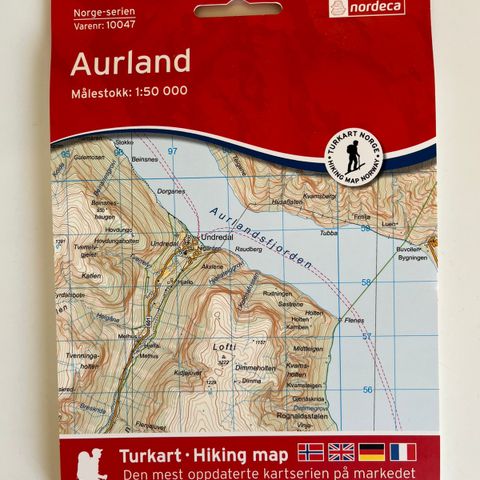 Ubrukt turkart Aurland