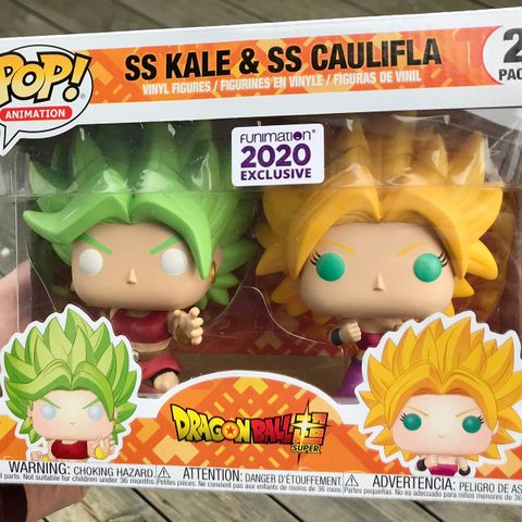 Funko Pop! SS Kale & SS Caulifla (2-Pack) | Dragon Ball | Excl. to FUNimation