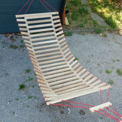 Hammock hengekøye i eik spiler