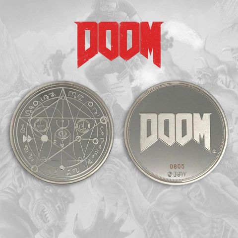 Doom limited edition coin "silver"
