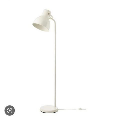 Hektar stålampe IKEA, hvit