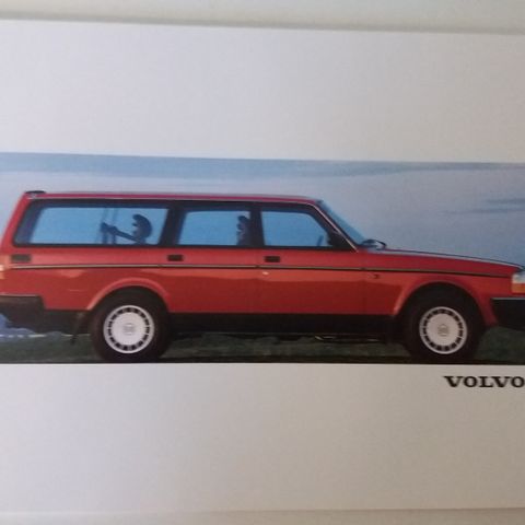 1992 VOLVO 240 -brosjyre. (NORSK)