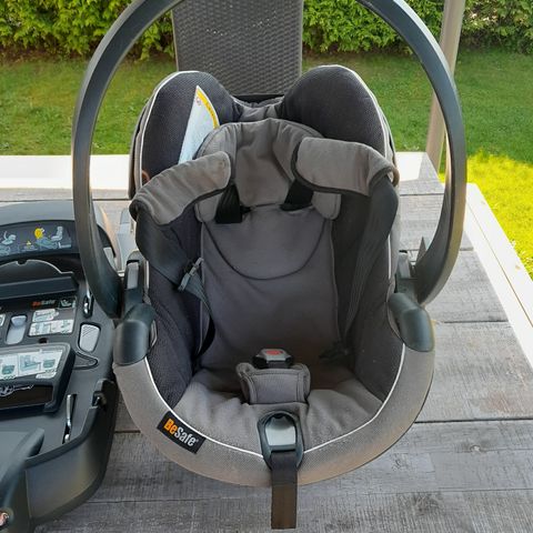 Besafe iZi Go Fresh Mørk grå 0-13 kg med Isofix base selges