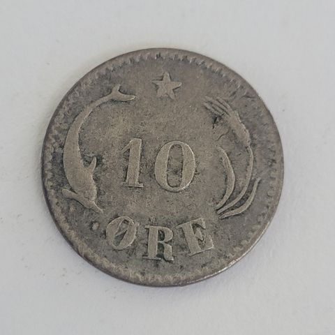 10 øre 1875 Danmark