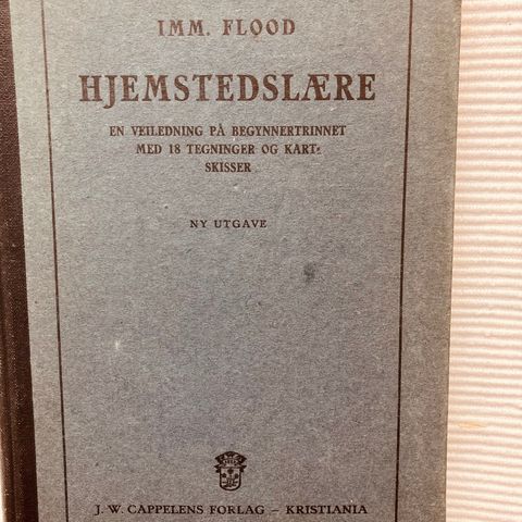 BokFrank: Imm. Flood; Hjemstedslære (1922)