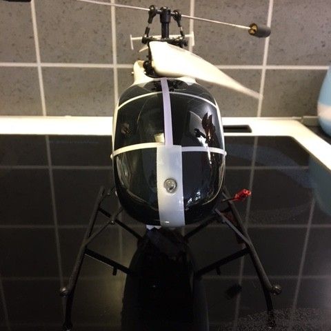 Kestrel 500 rc helicopter med to stk extra heikopter som reserve 600 kr