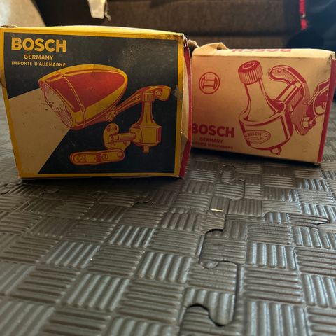 Bosch dynamo og lykt