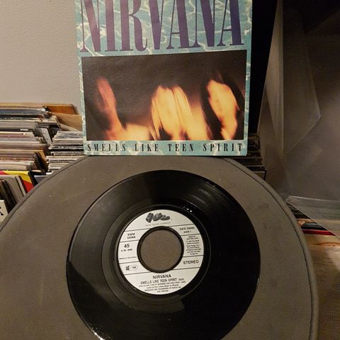 Nirvana smells like teen spirit/even in his youth 7" single  45rpm