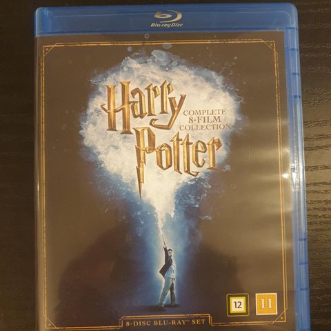 Harry Potter - Den Komplette Samlingen (Blu-ray) Norsk tekst