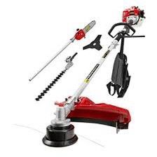 ryddesag/ Bensindrevet quadrotrimmer 4-in-1 /gresstrimmer/ motorsag/ kantklipper